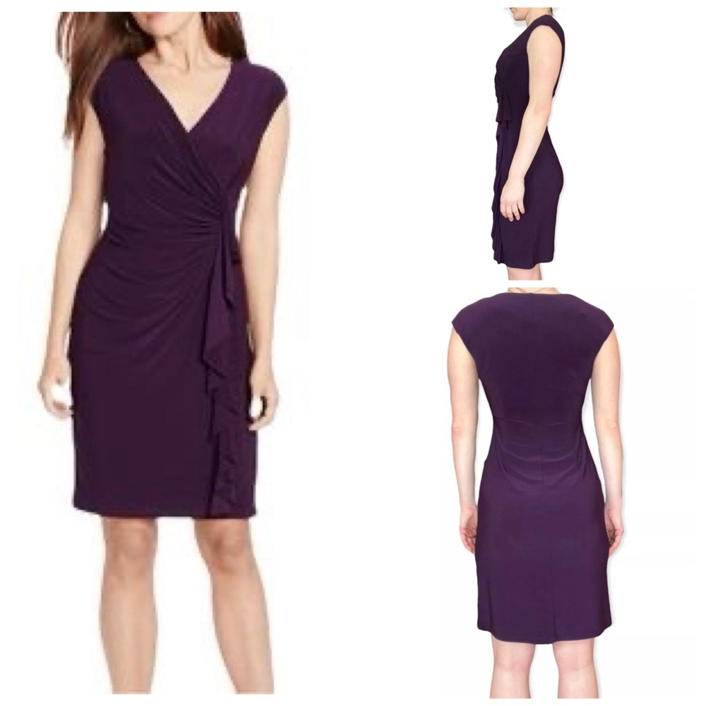 ๐EVAN-PICONE โข Faux Wrap Dress - Picture 11 of 13